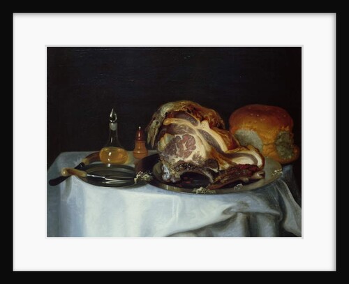 Still life with meat and bread by George of Chichester Smith