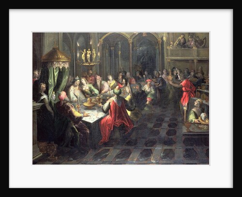Belshazzar's Feast, c.1600 by Jan Harmensz. Mutter