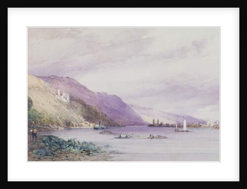 On the Rhine, 1861 by William Callow