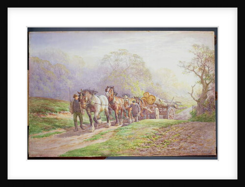 A Logging Team returning Home by Charles James Adams