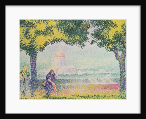 View of the Church of Santa Maria degli Angeli, near Assisi, 1909 by Henri-Edmond Cross