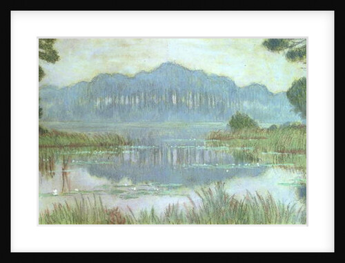 Landscape with Overgrown Pond, c.1900 by Jean Francis Auburtin