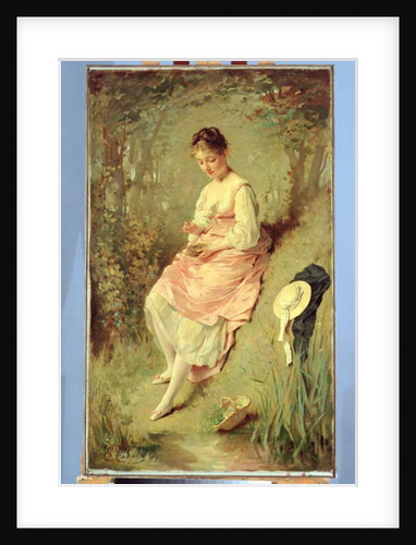 Young Girl with a Nest, late 1860s by Charles Joshua Chaplin