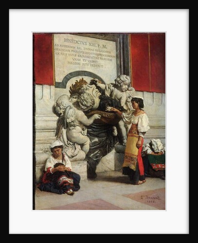 Fountain by the Cathedral of St. Peter in Rome, 1868 by Leon Joseph Florentin Bonnat