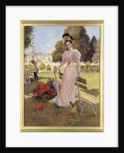 Portrait of Princess Z.N. Yusupova with her Two Sons at Arkhangelskoe, 1894 by Francois Flameng