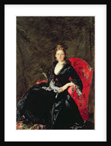 Portrait of Mme N.M. Polovtsova, 1876 by Charles Emile Auguste Carolus-Duran
