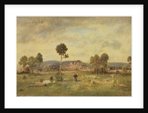Landscape with a Pine Tree, 1864 by Narcisse Virgile Diaz de la Pena