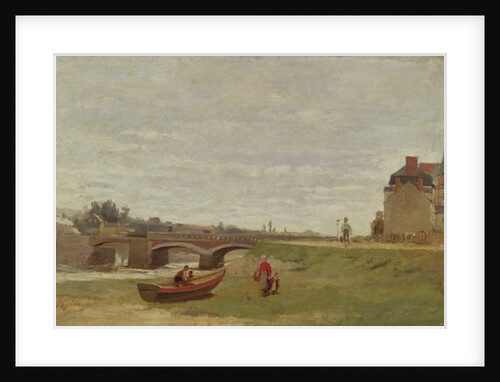 Landscape with a Bridge, early 1870s by Stanislas Victor Edouard Lepine