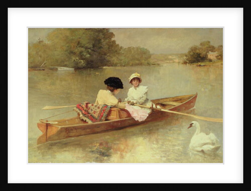 Boating on the Seine, 1875-76 by Ferdinand Heilbuth