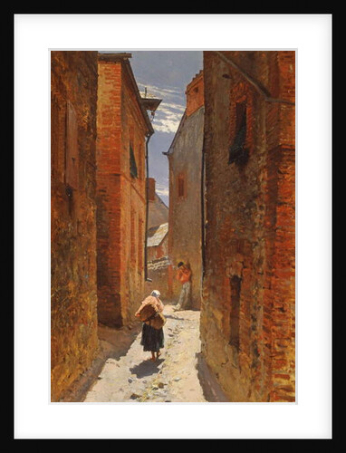 Street in the Old Town, 1873 by Alphonse Marie de Neuville