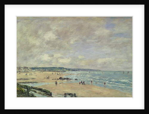 Beach at Trouville, 1893 by Eugene Louis Boudin