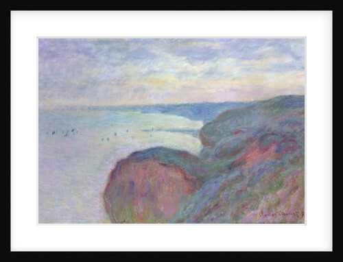 Cliffs near Dieppe, 1897 by Claude Monet