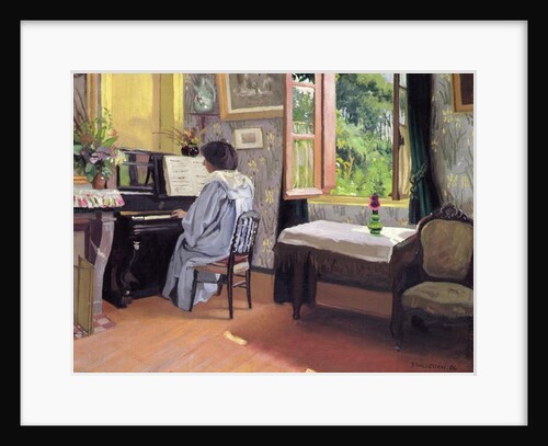 Lady at the Piano, 1904 by Felix Edouard Vallotton