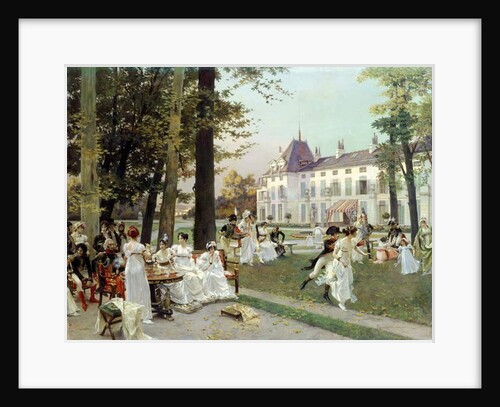 Reception at Malmaison, 1802 by Francois Flameng