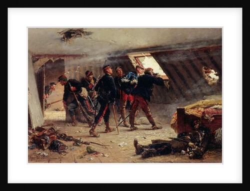 Episode from the Franco-Prussian War, 1875 by Alphonse Marie de Neuville