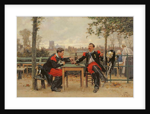 The Commander's Feast, 1875 by Alphonse Marie de Neuville