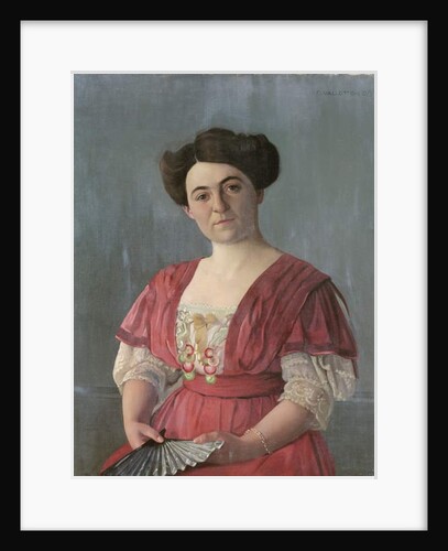 Portrait of Mme Haasen, 1908 by Felix Edouard Vallotton