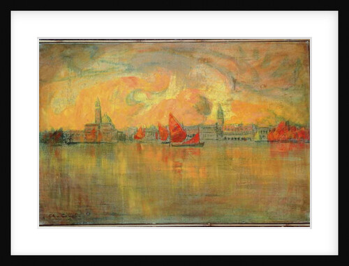 View of Venice from the Sea, 1896 by Charles Cottet