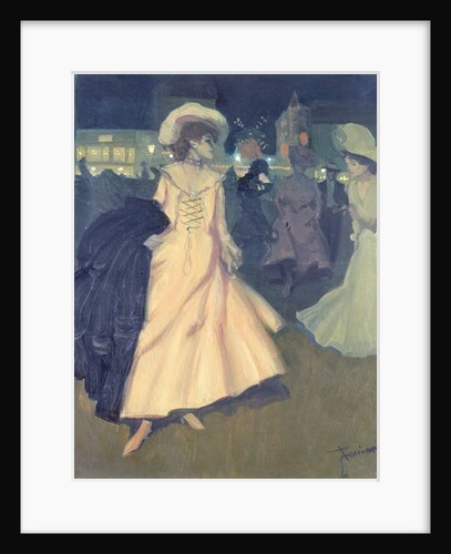 The Exit at the Moulin Rouge, 1901-2 by Antoine Guillaume Minartz