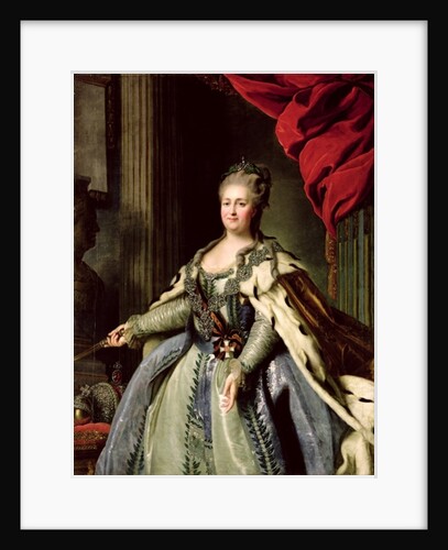 Portrait de Catherine II, vers 1770 by Fedor Stepanovich Rokotov