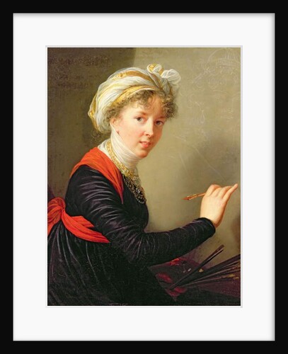Self portrait, 1800 by Elisabeth Louise Vigee-Lebrun