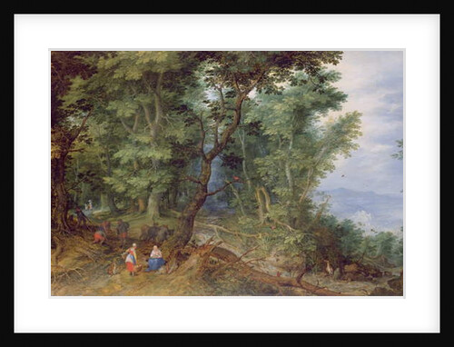 Wooded Landscape, or The Rest on the Flight into Egypt, 1607 by Jan the Elder Brueghel