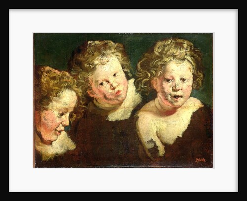 Three Childrens Heads, c.1618 by Jacob Jordaens