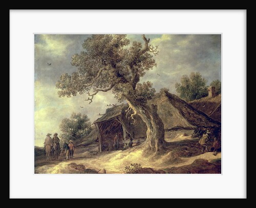 Landscape with an Oak, 1634 by Jacob Isaaksz. or Isaacksz. van Ruisdael