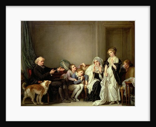 A Visit to the Priest, 18th century by Jean Baptiste Greuze