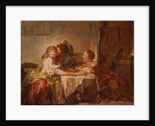 The Prize of a Kiss, 1760 by Jean-Honore Fragonard