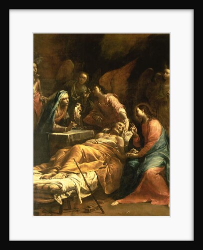 The Death of St. Joseph, c.1712 by Giuseppe Maria (1665-1747) Crespi