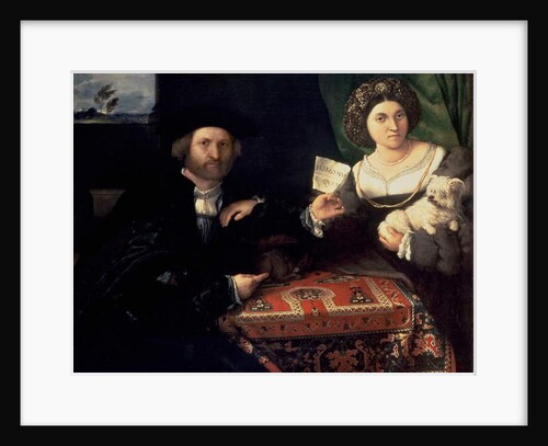 Husband and Wife, c.1523 by Lorenzo Lotto