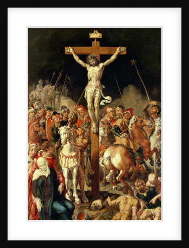 Calvary, central panel of a triptych by Maerten van Heemskerck