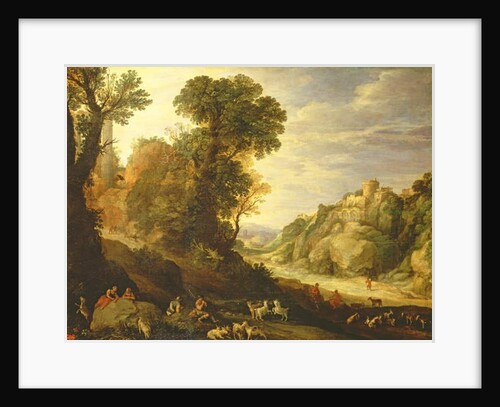 A Mountain Landscape, 1626 by Paul Brill or Bril