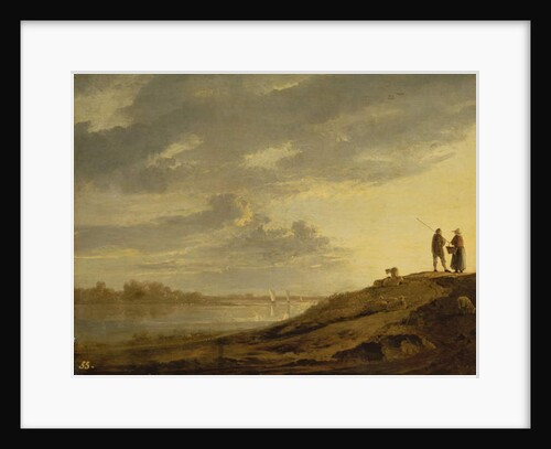 Sunset over a River, 1650s by Aelbert Cuyp