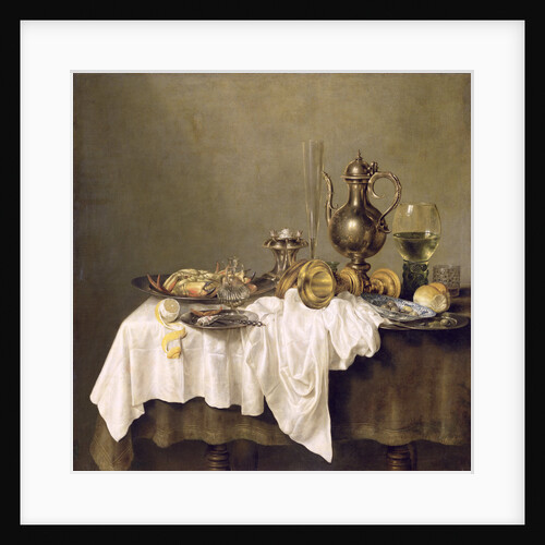 Breakfast with a Crab, 1648 by Willem Claesz. Heda