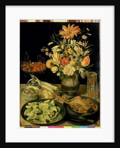 Still Life with Flowers by Georg Flegel