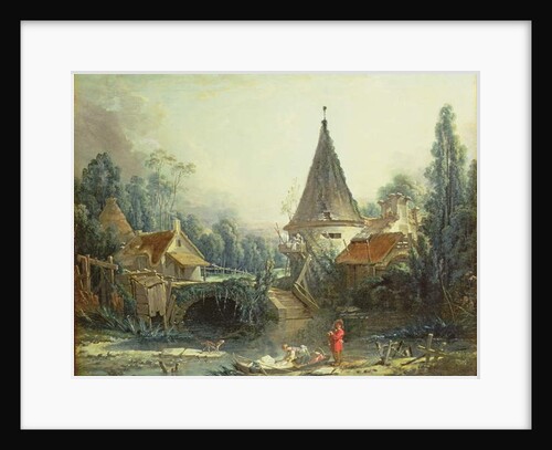 Landscape near Beauvais, early 1740s by Francois Boucher