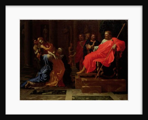 Esther before Ahasuerus, late 1650s by Nicolas Poussin