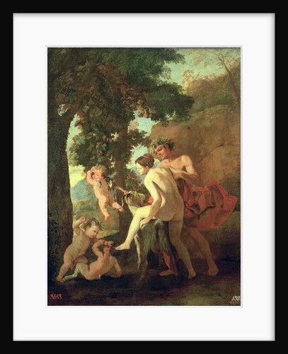 Venus, Faun and Putti, early 1630s by Nicolas Poussin