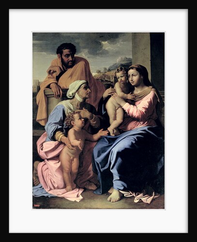 The Holy Family with St. Elizabeth and John the Baptist, 1655 by Nicolas Poussin