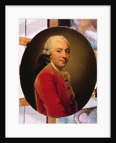 Portrait of a Man in a Red Caftan, 1764 by Alexander Roslin