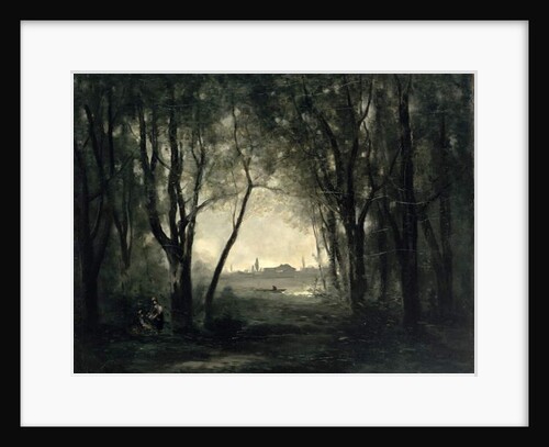 Landscape with a Lake, 1860-73 by Jean Baptiste Camille Corot