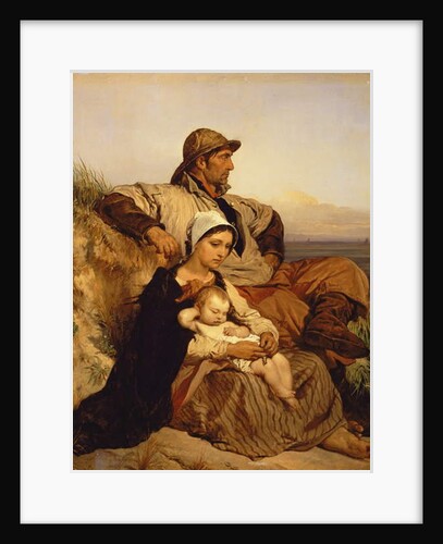 The Fisherman's Family, 1848 by Louis Gallait