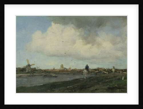 Landscape with Windmills, 1890-5 by Jacob Henricus or Hendricus Maris