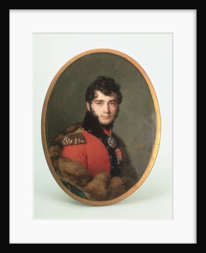 Portrait of a Man in a Red Uniform by Daniel Saint