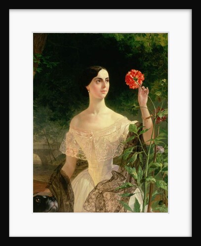 Portrait of Sofia Andreyevna Shuvalova, 1849 by Karl Pavlovich Bryullov