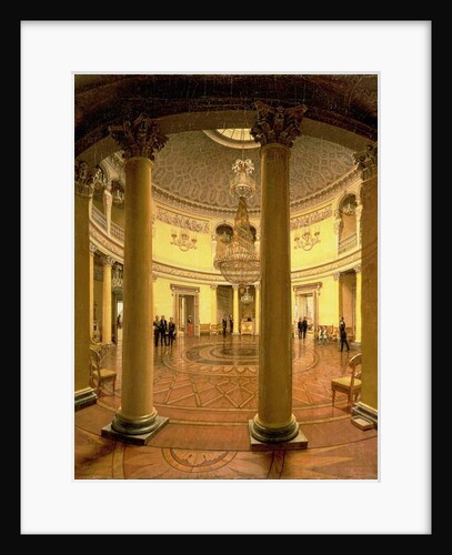 Interior of the Rotunda in the Winter Palace, 1834 by Yefim Tukharinov