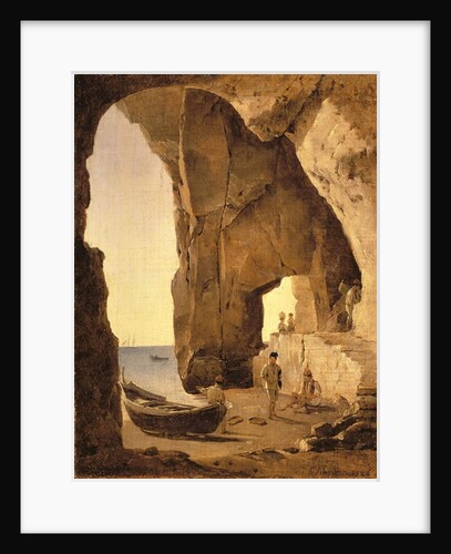 Cave in Sorrento, 1826 by Silvestr Fedosievich Shchedrin