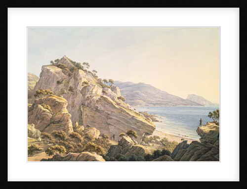 View of the Crimean coast near Oreanda, 1834 by Nikanor Grigor'evich Chernetsov